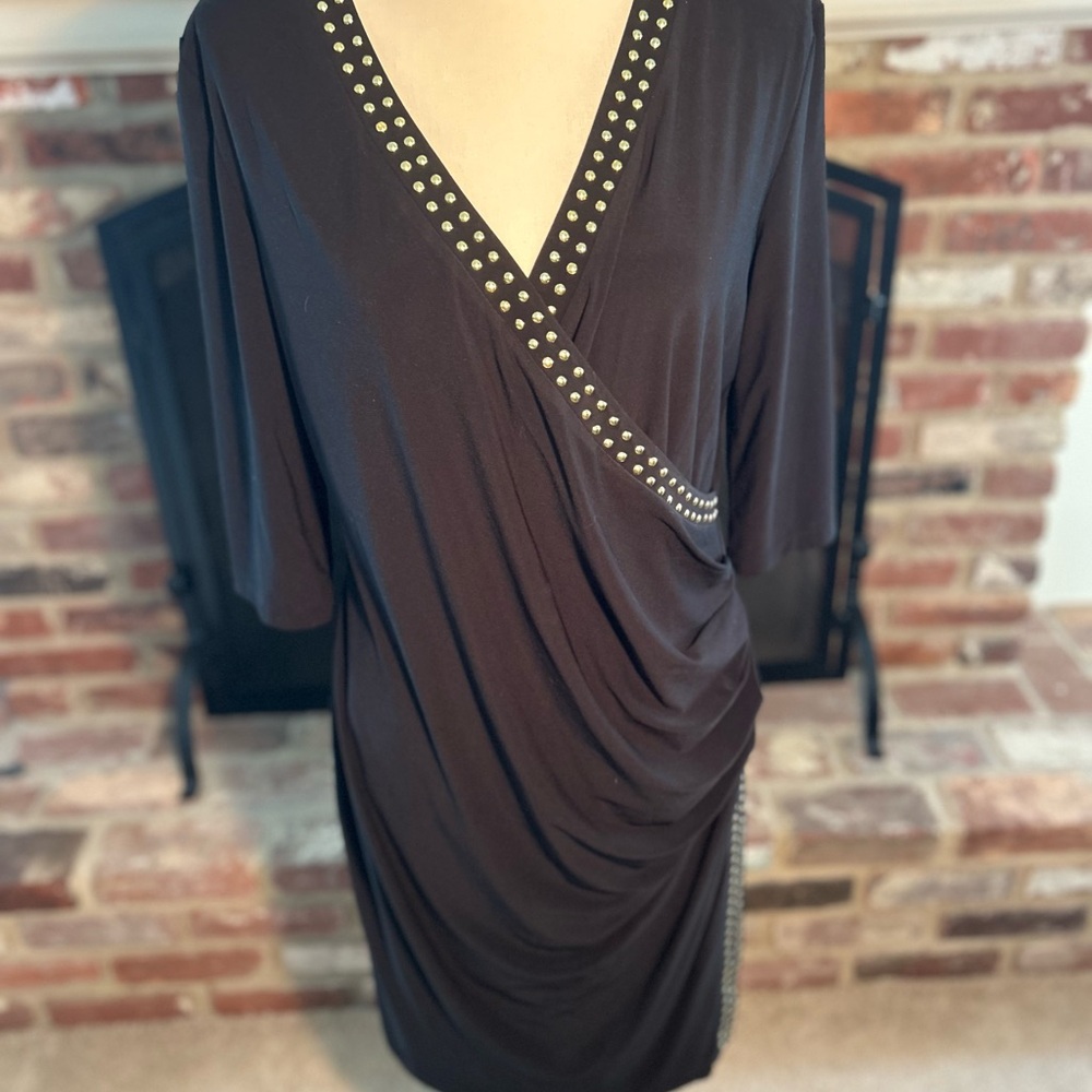 Emma & Michele Black Dress - Very Good Condition Size Large - Picture 3 of 13